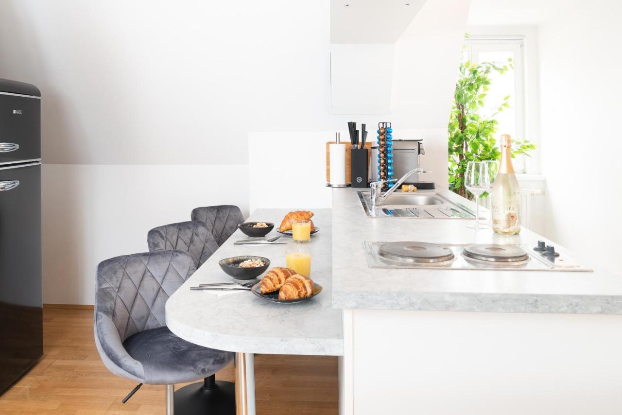 Ferienwohnung Comfy Downtown Loft - Self Check-In - Centre Of Graz Exterior foto